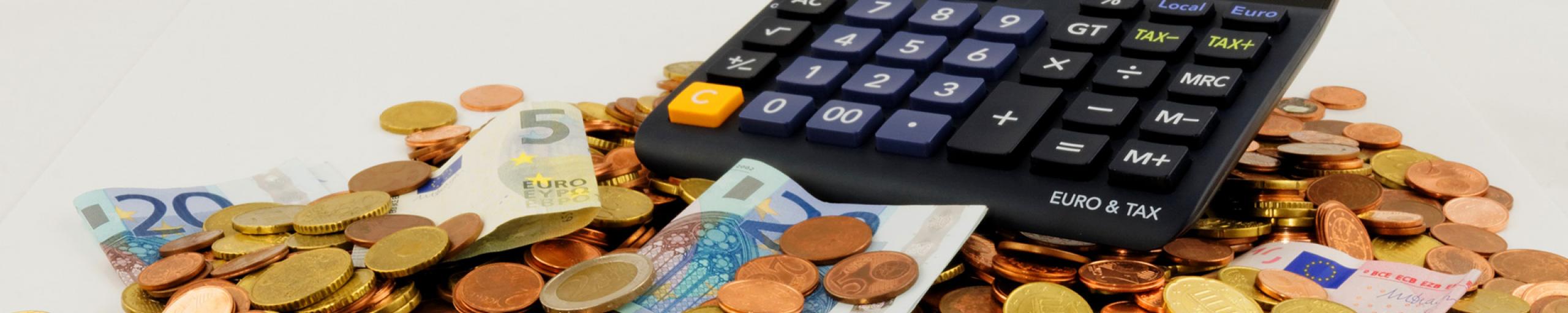 Geld en rekenmachine